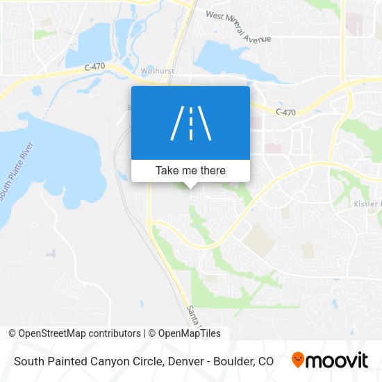 Mapa de South Painted Canyon Circle