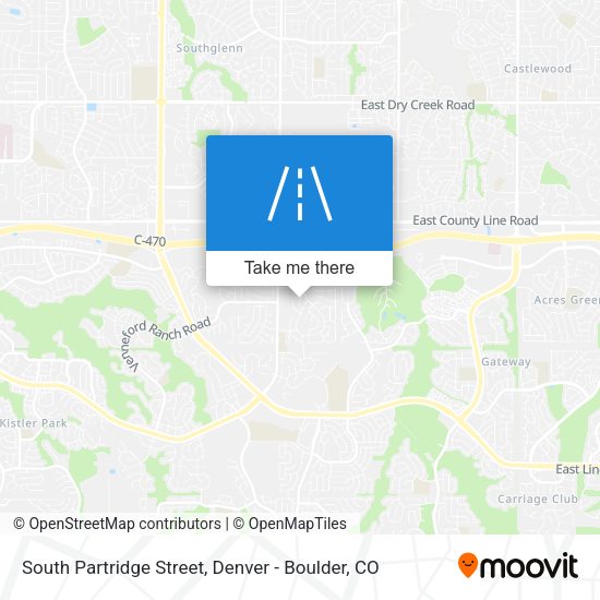 South Partridge Street map