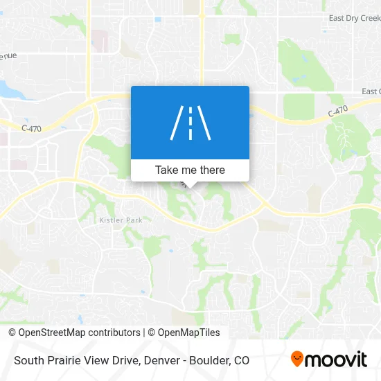 South Prairie View Drive map