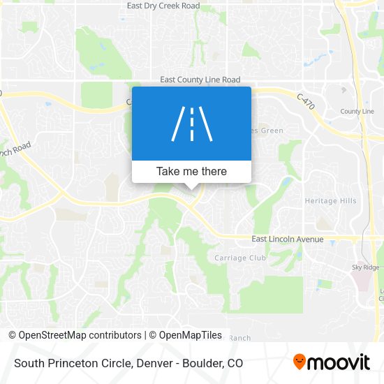 South Princeton Circle map