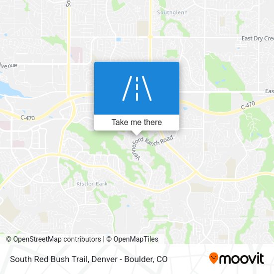 South Red Bush Trail map