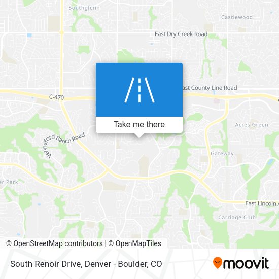 Mapa de South Renoir Drive