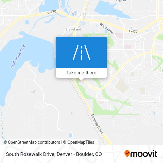 South Rosewalk Drive map