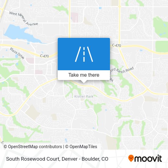 South Rosewood Court map