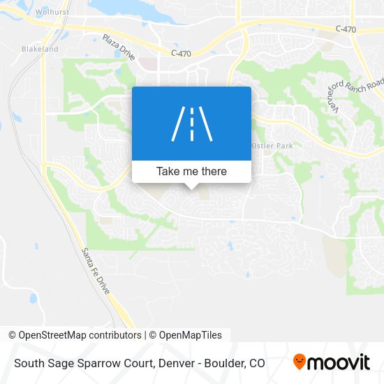 Mapa de South Sage Sparrow Court