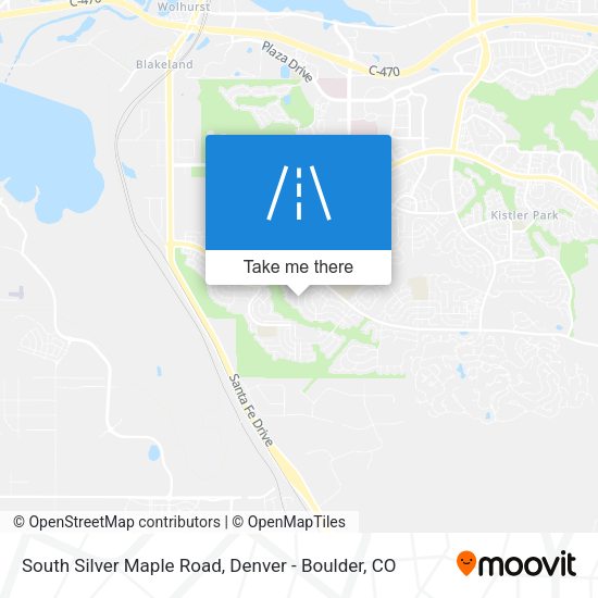 Mapa de South Silver Maple Road