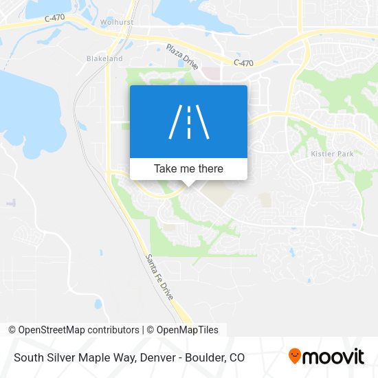 Mapa de South Silver Maple Way