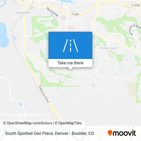 South Spotted Owl Place map