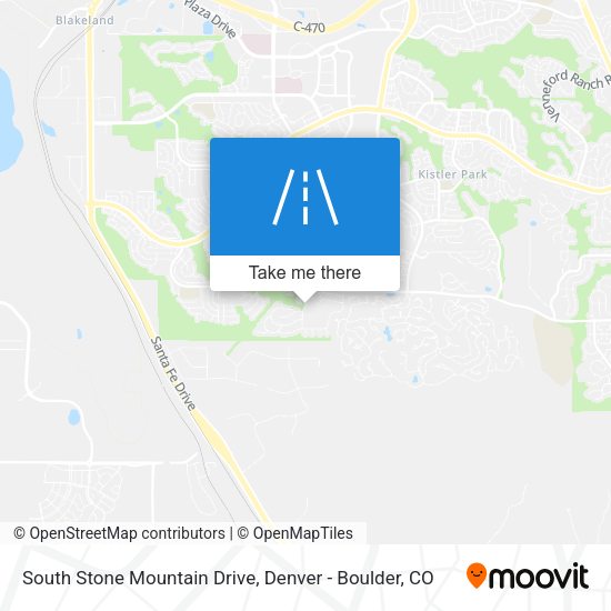 South Stone Mountain Drive map