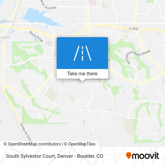 South Sylvestor Court map