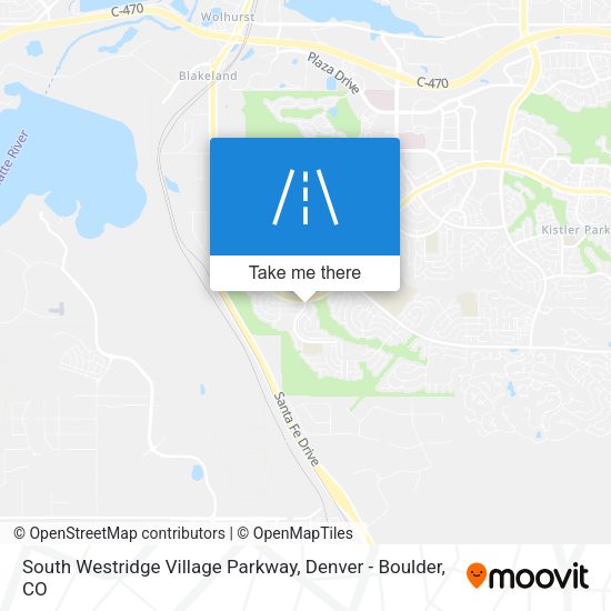 South Westridge Village Parkway map