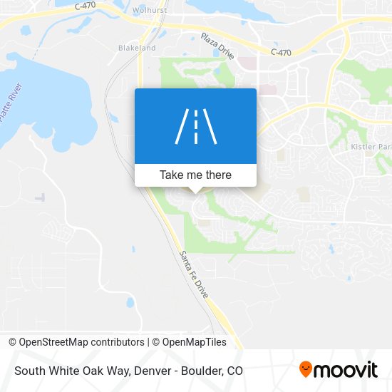 Mapa de South White Oak Way