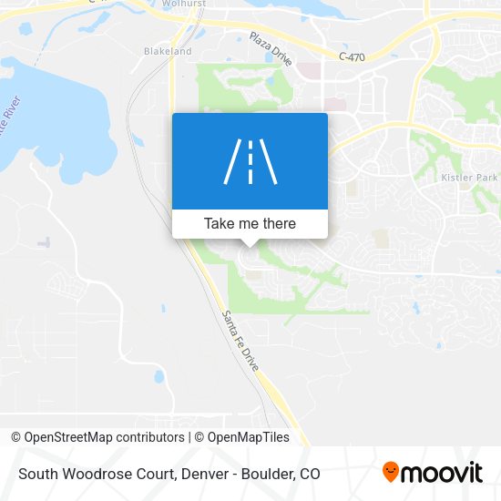 South Woodrose Court map