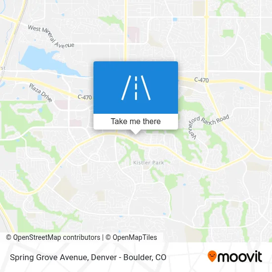 Spring Grove Avenue map