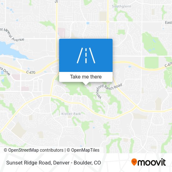 Sunset Ridge Road map