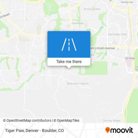 Mapa de Tiger Paw