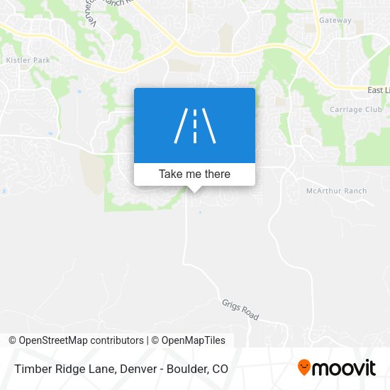 Timber Ridge Lane map
