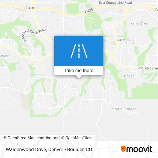 Mapa de Waldenwood Drive