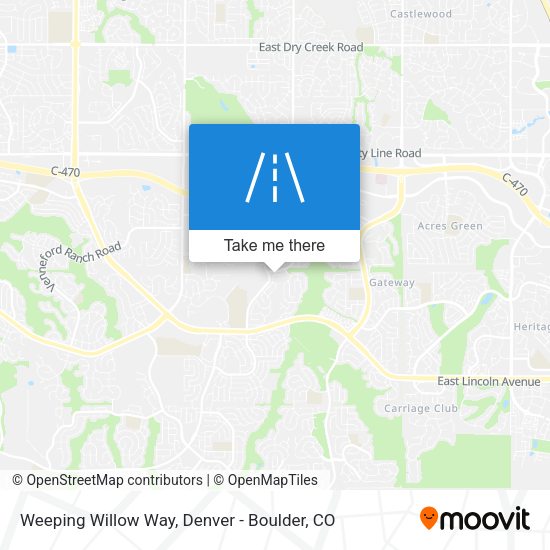 Mapa de Weeping Willow Way
