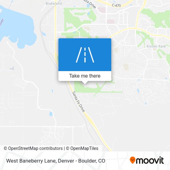 Mapa de West Baneberry Lane