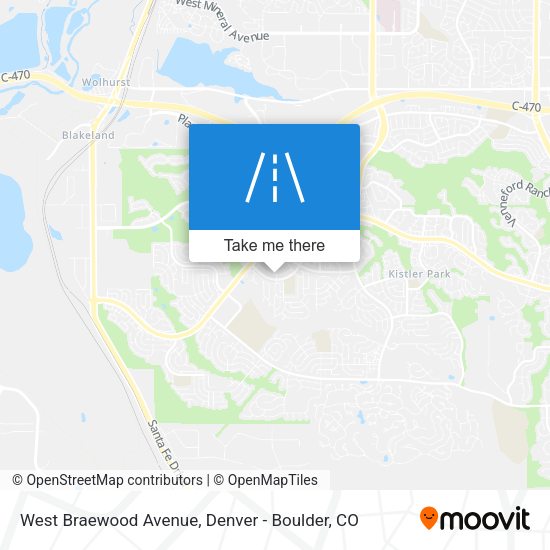 West Braewood Avenue map