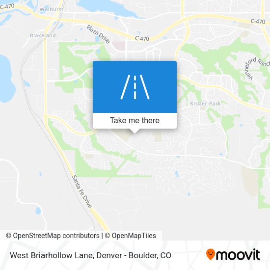 West Briarhollow Lane map