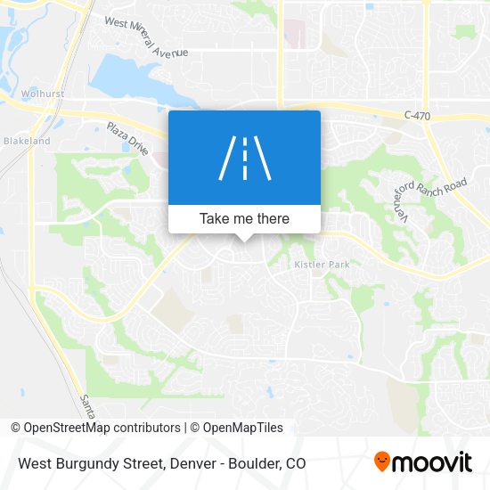 West Burgundy Street map