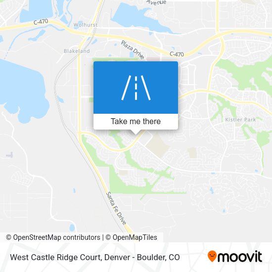 West Castle Ridge Court map