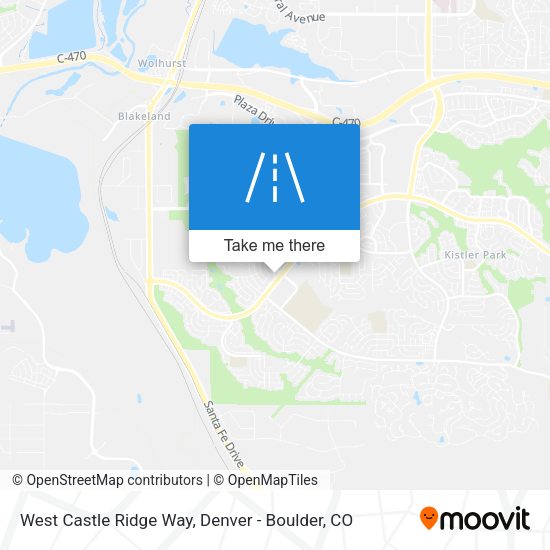 Mapa de West Castle Ridge Way