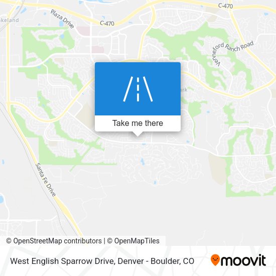 West English Sparrow Drive map