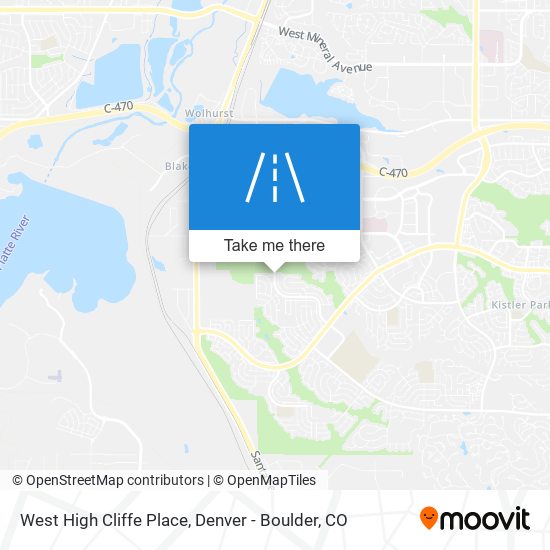 West High Cliffe Place map