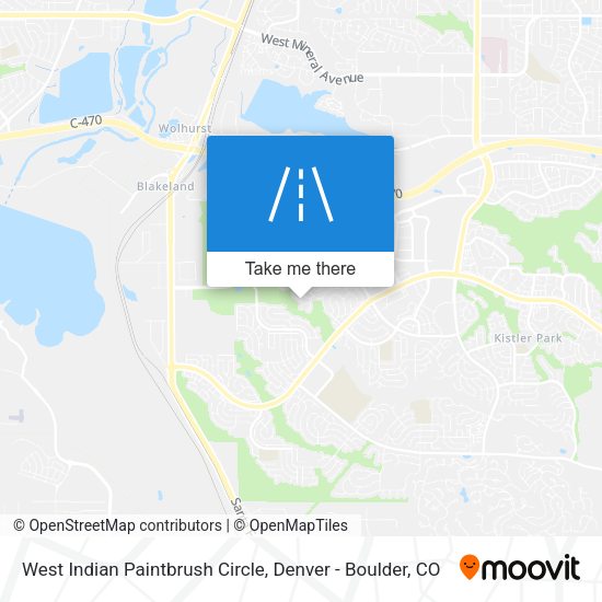 West Indian Paintbrush Circle map
