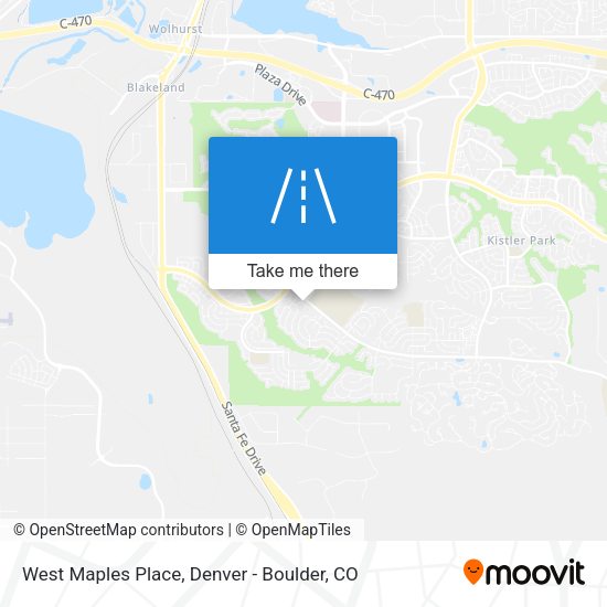 Mapa de West Maples Place