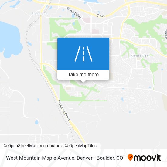 West Mountain Maple Avenue map