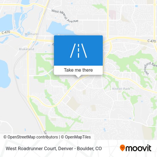 Mapa de West Roadrunner Court