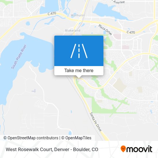 West Rosewalk Court map