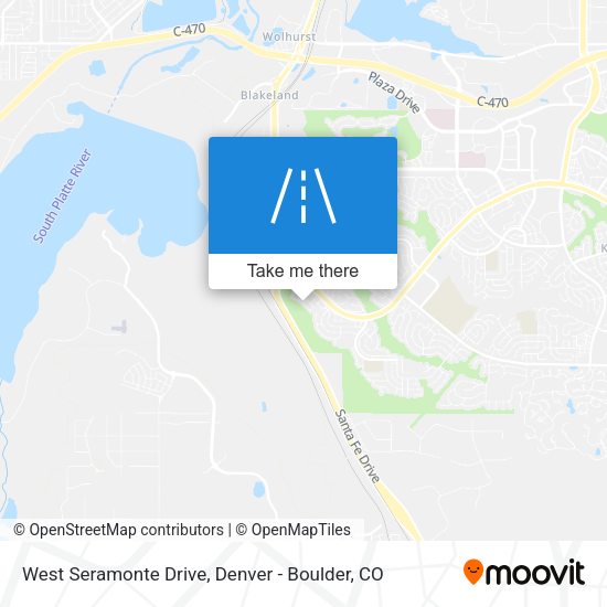 West Seramonte Drive map