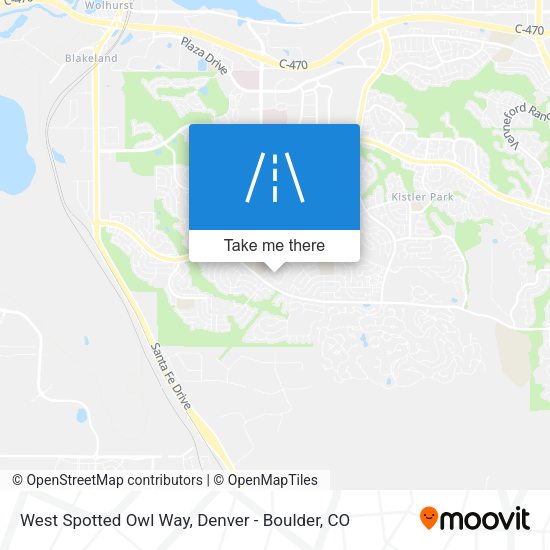 Mapa de West Spotted Owl Way