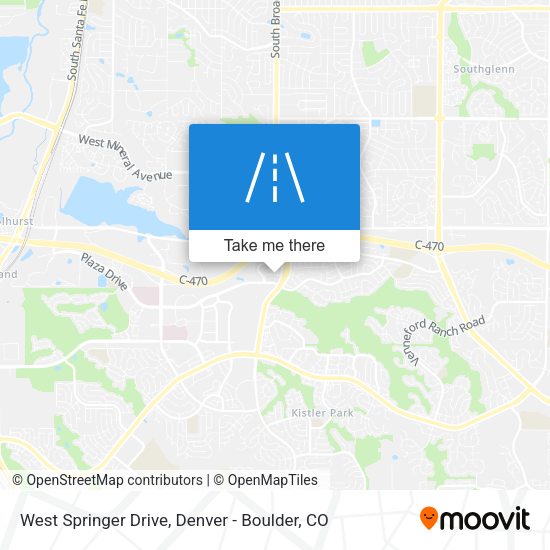 West Springer Drive map