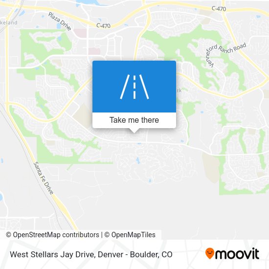 Mapa de West Stellars Jay Drive