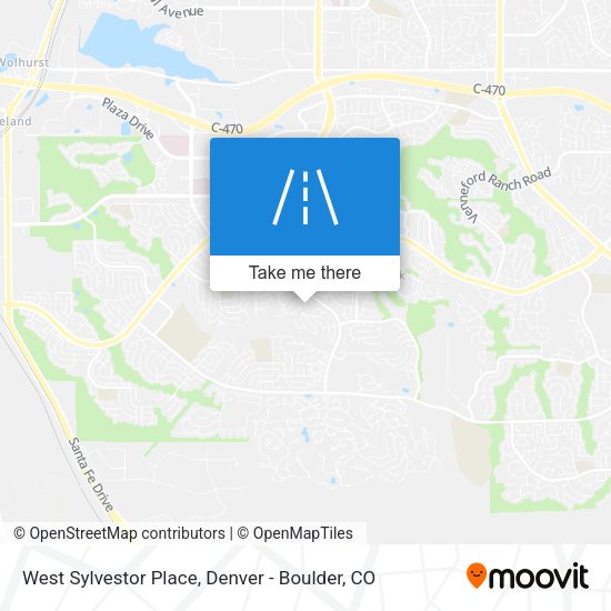 West Sylvestor Place map