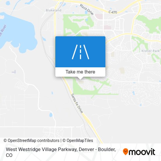 West Westridge Village Parkway map