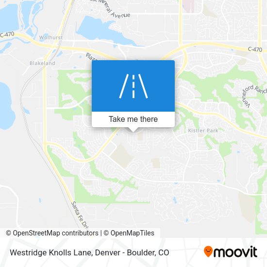 Mapa de Westridge Knolls Lane