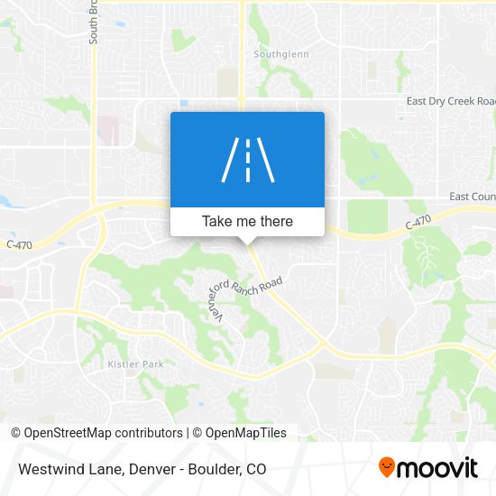 Westwind Lane map