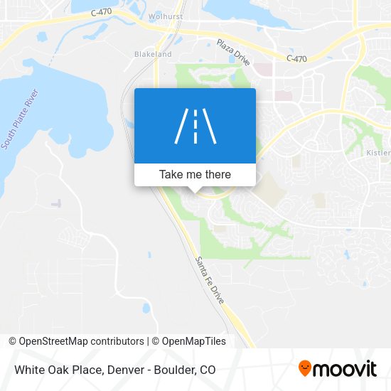 Mapa de White Oak Place