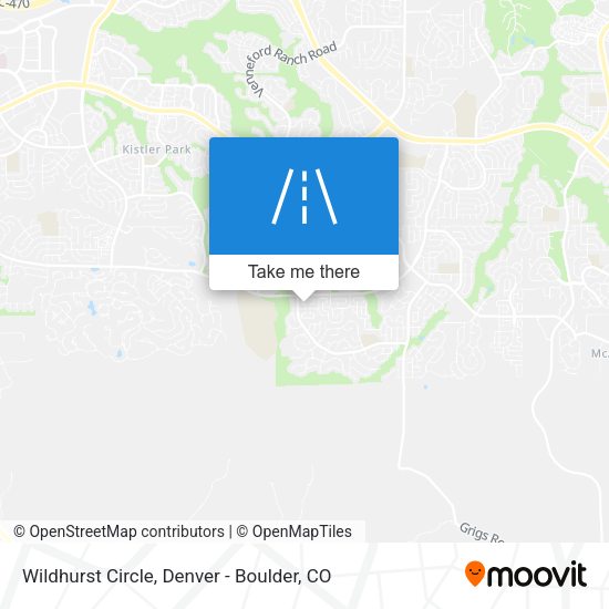 Wildhurst Circle map