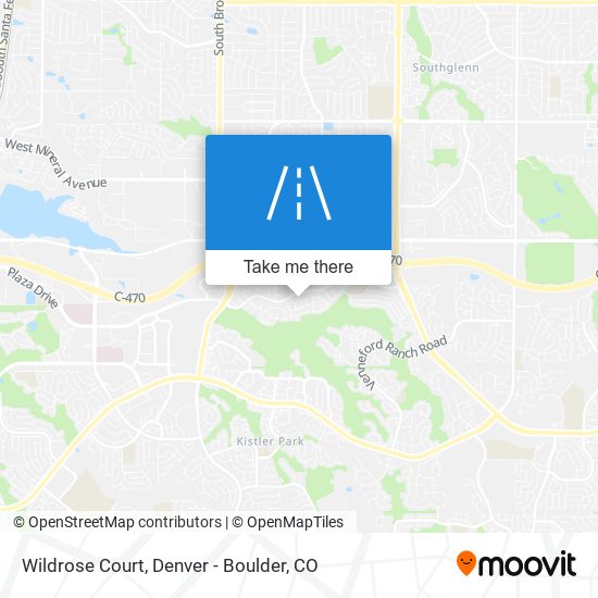 Wildrose Court map