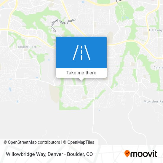 Willowbridge Way map