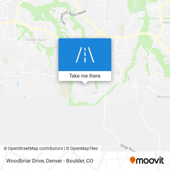 Woodbriar Drive map