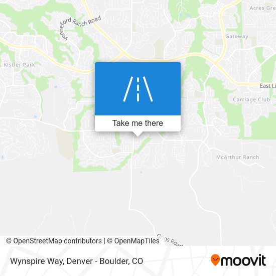 Wynspire Way map